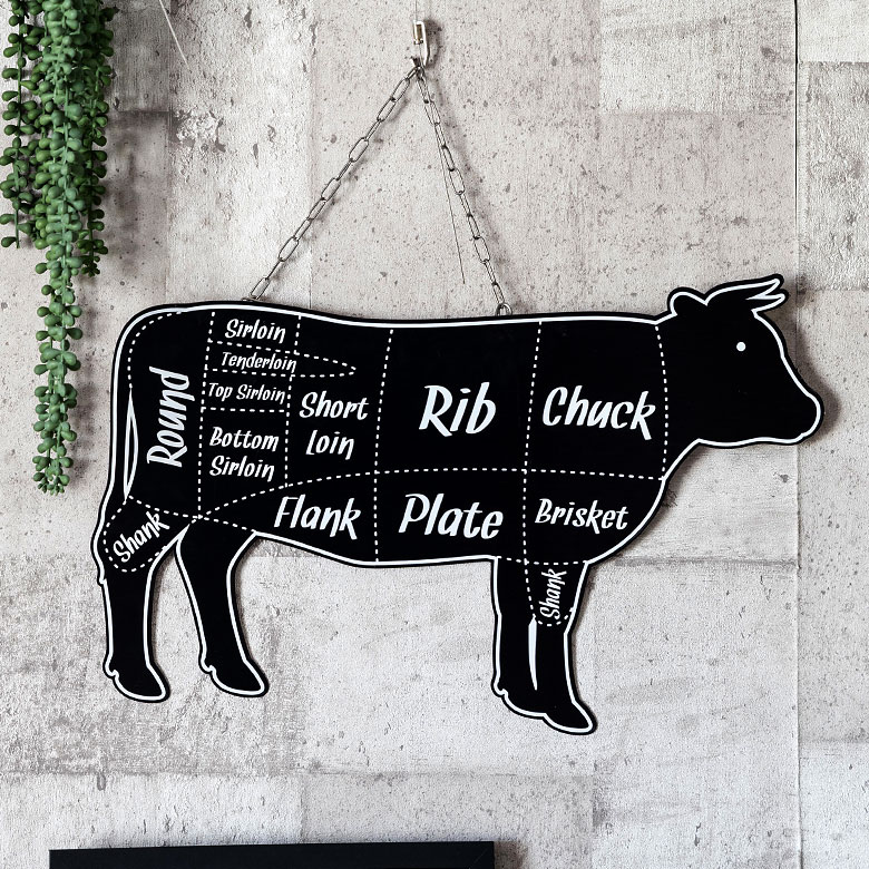 焼肉や焼き鳥の壁に吊り下げて