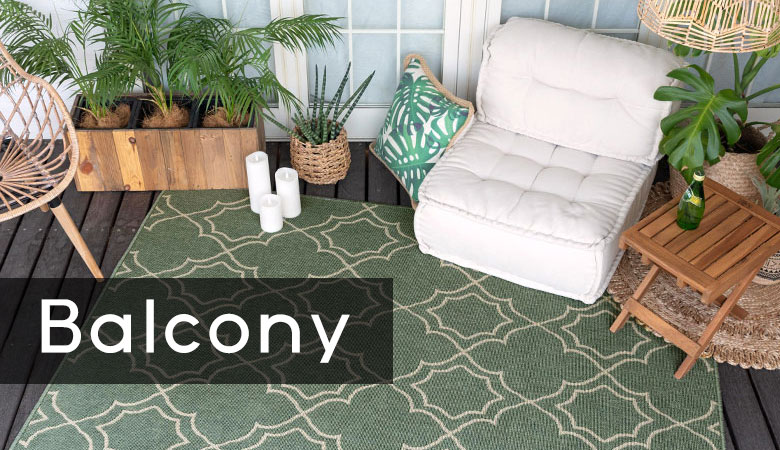 お部屋とは一味違う、新しい空間のバルコニー