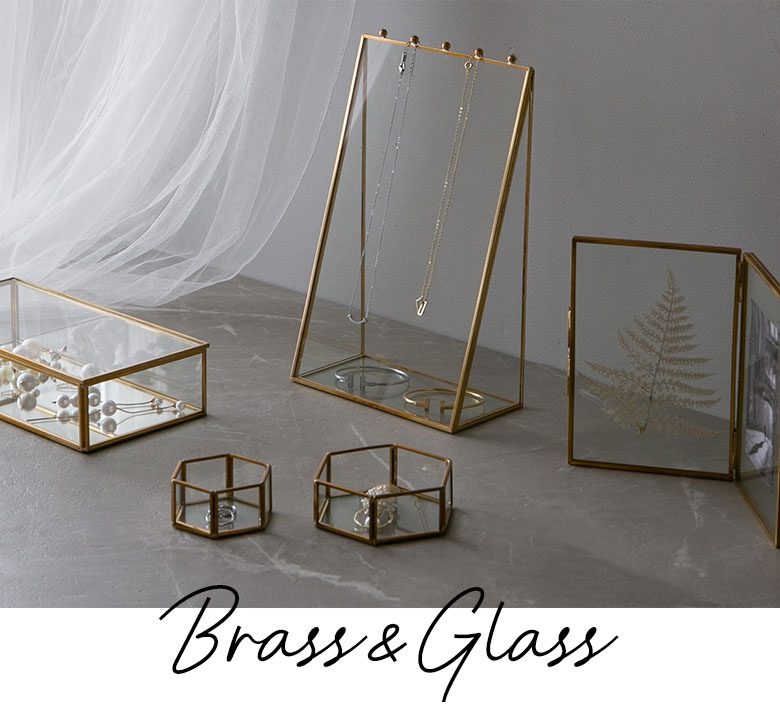 ガラスと真鍮シリーズ