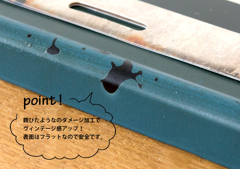 ガレージカレンダー アイアン 日めくり ブリキ スタンドカレンダー ヴィンテージ アメリカン雑貨 鉄製 万年カレンダー レトロ インダストリアル アンティーク 西海岸 男前