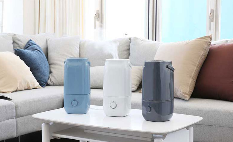 キレイなミストでたっぷり癒す、やさしい加湿器。