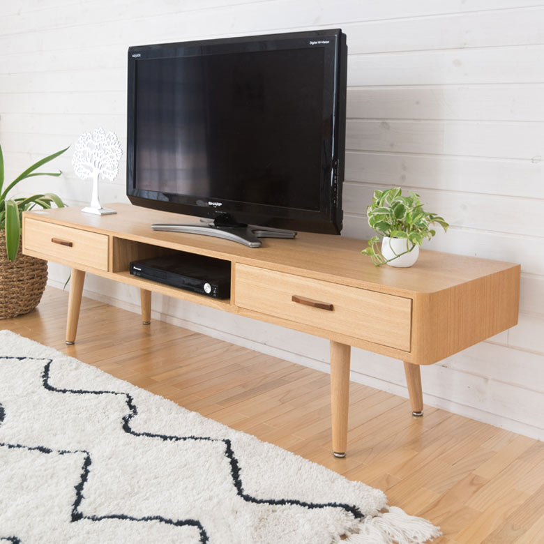 天然木アッシュのテレビボード