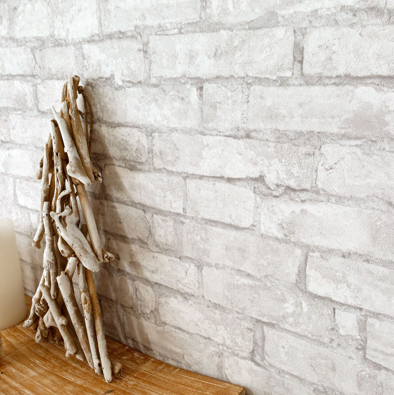 フリース壁紙 レンガ柄 ブリック レッド 赤レンガ