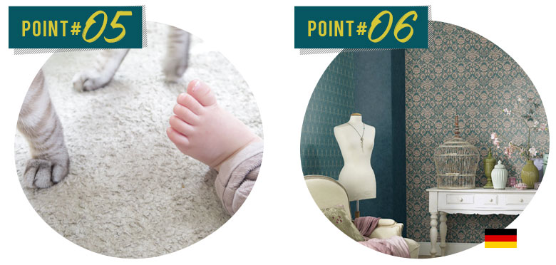 壁紙先進国ドイツからやって来た体に優しい壁紙。