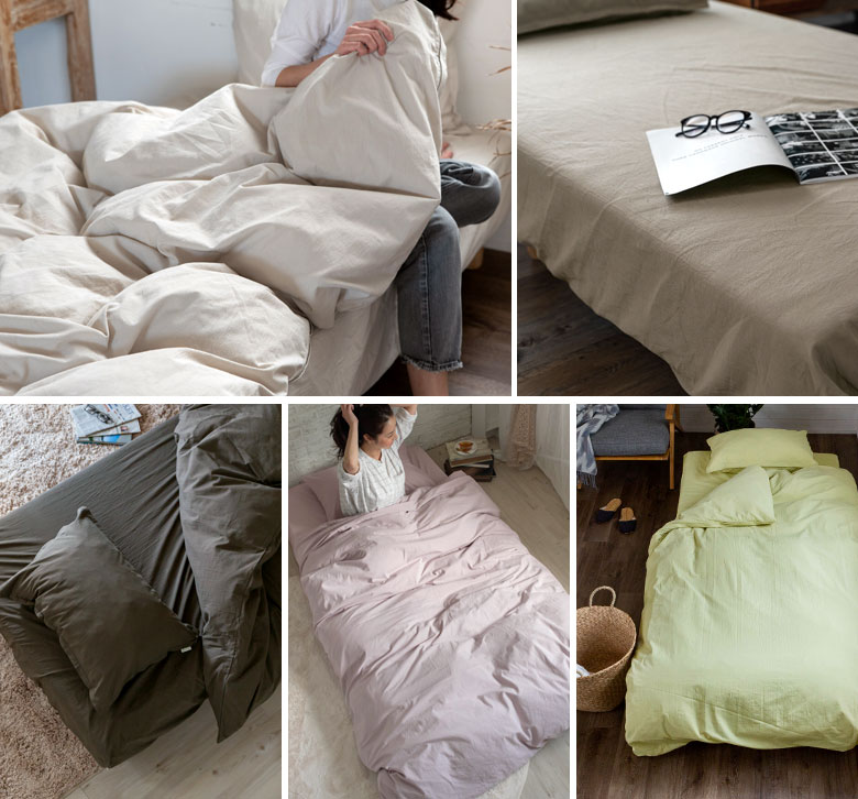 コットン100%で肌触りなめらか