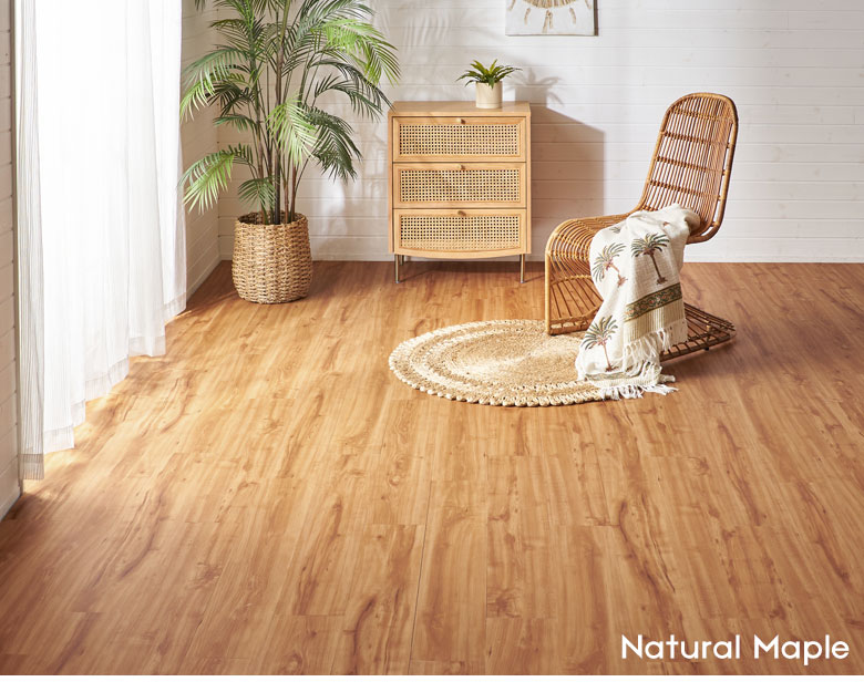 ナチュラルメイプルのフロアタイル