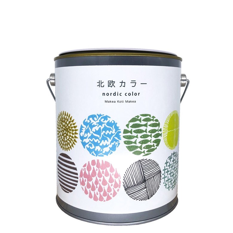 北欧カラー 室内用水性塗料 2kg 全6色