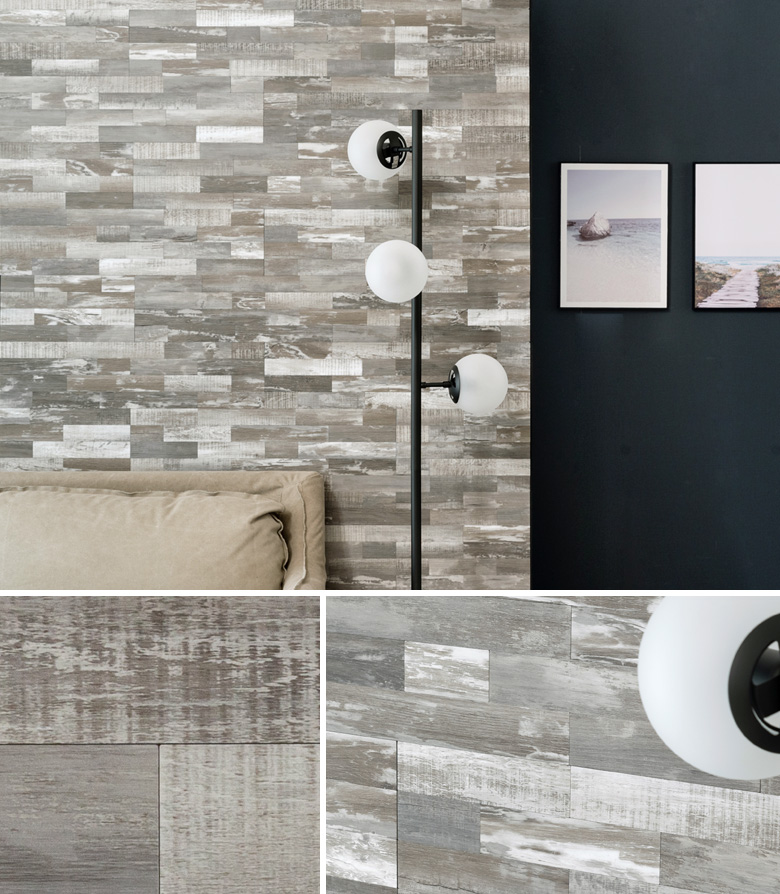 ダークトーンで引き締まったカラー