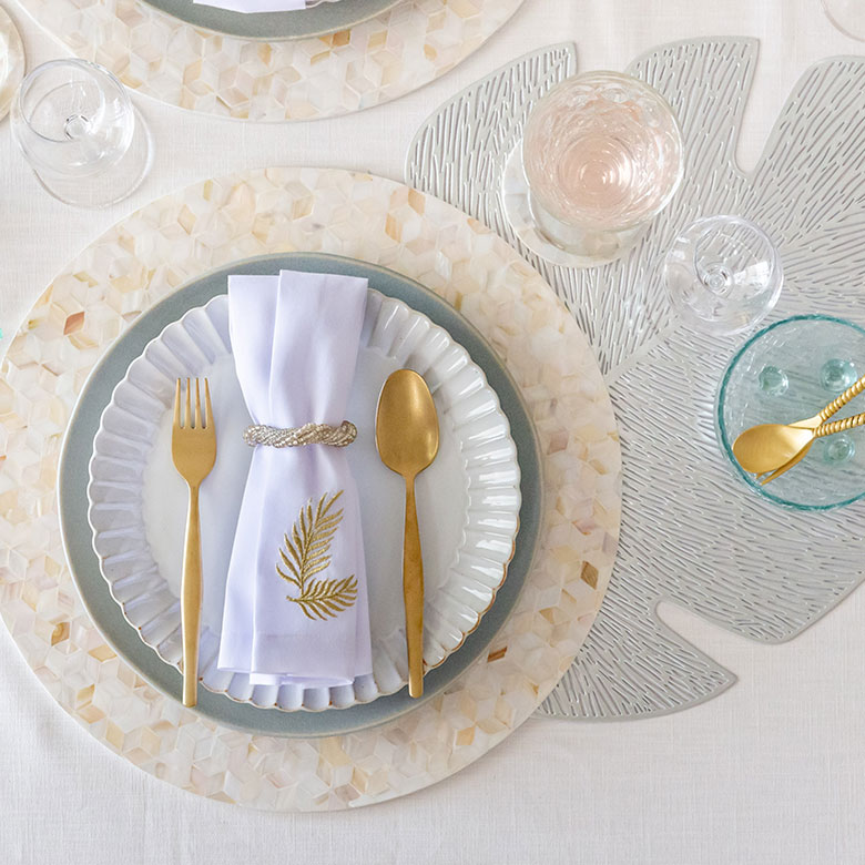 特別感を演出するテーブルナプキン