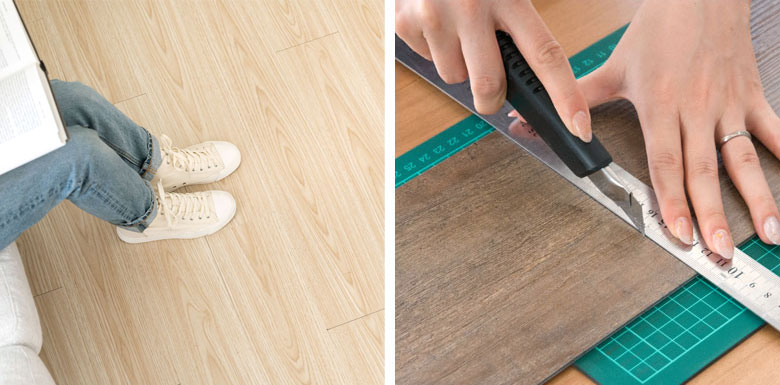 土足OK！丈夫な表面