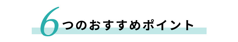 おすすめポイント。