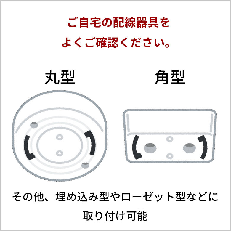 配線器具をご確認ください