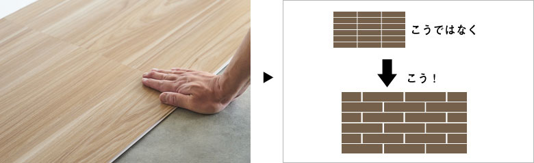 簡単床DIYのフロアタイル
