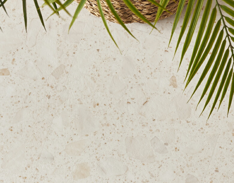 本物の石材のリアルさを再現。大理石のタイル