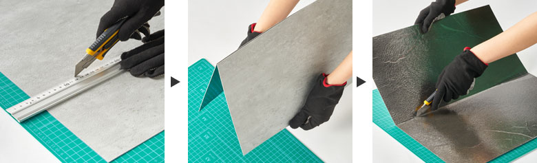 厚さ1.2ミリの薄さでカットも簡単