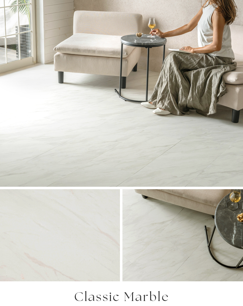 Classic Marble アイボリー ホワイト