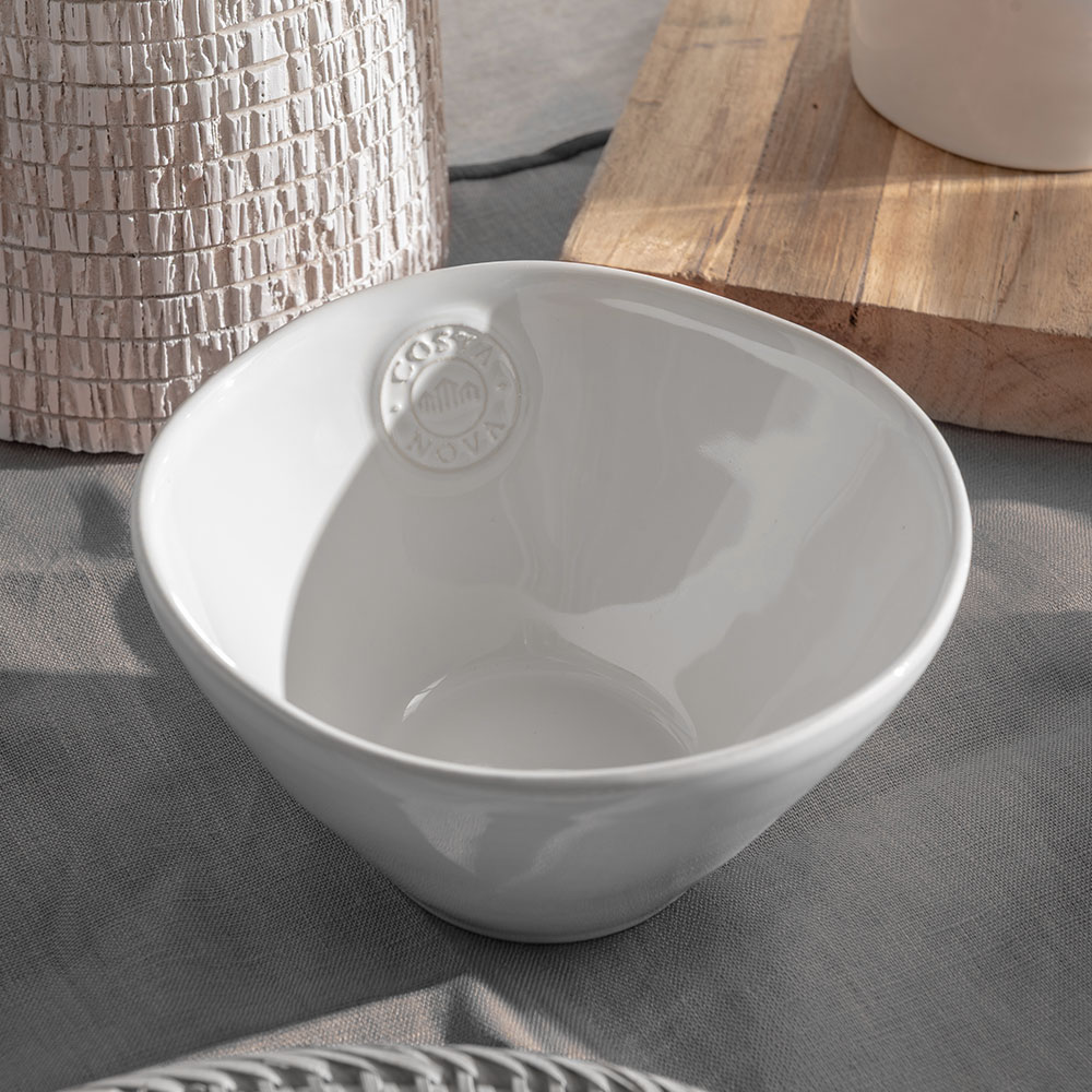 COSTA NOVA ノバ ボウル 15.8cm 500ml ホワイト ターコイズ デニム