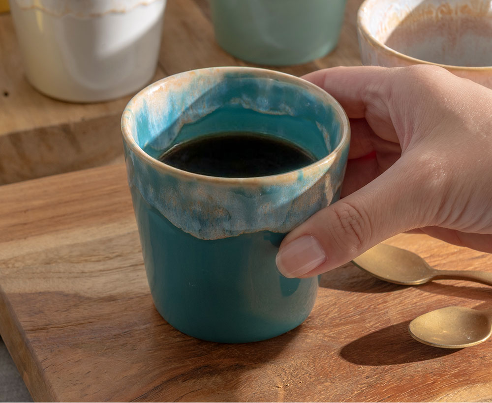 コーヒーや日本茶、デザート、小鉢など幅広く使える容量190mlのフリーカップ