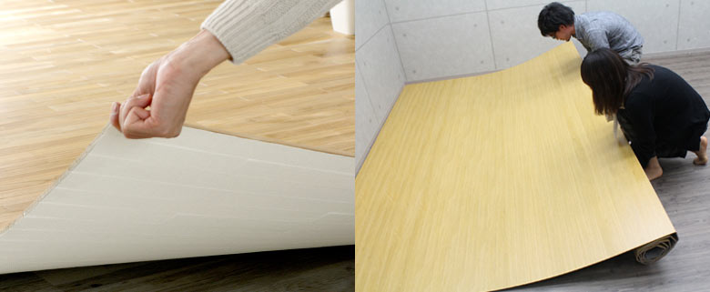 天然木 無垢材のウッドカーペット 抗菌加工でお子様やペットも安心