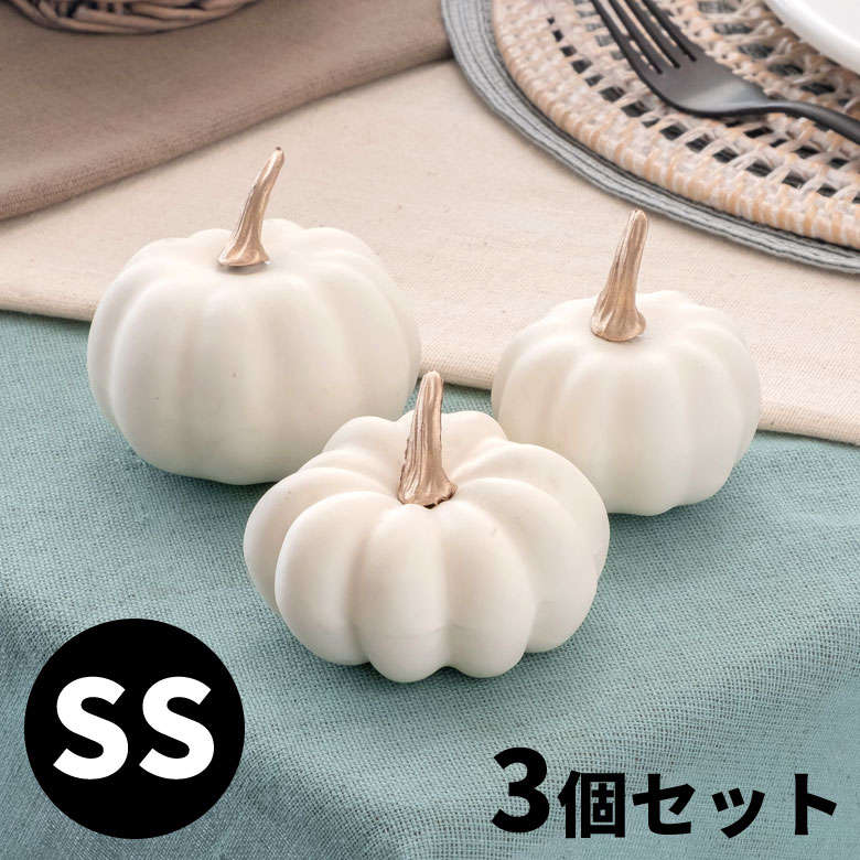 ホワイトパンプキンアソート [3個セット]