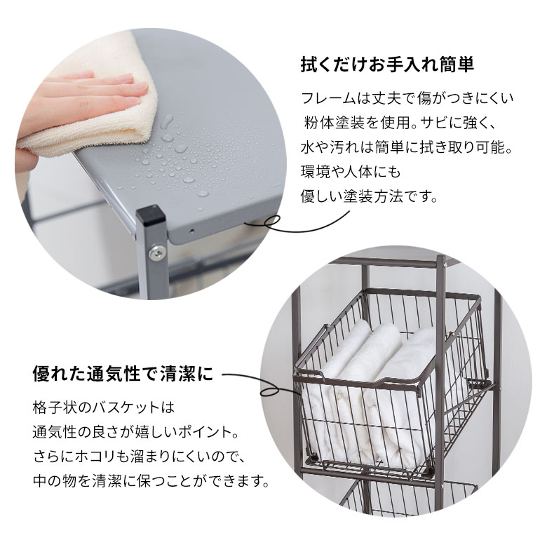 汚れや水に強い粉体塗装 通気性