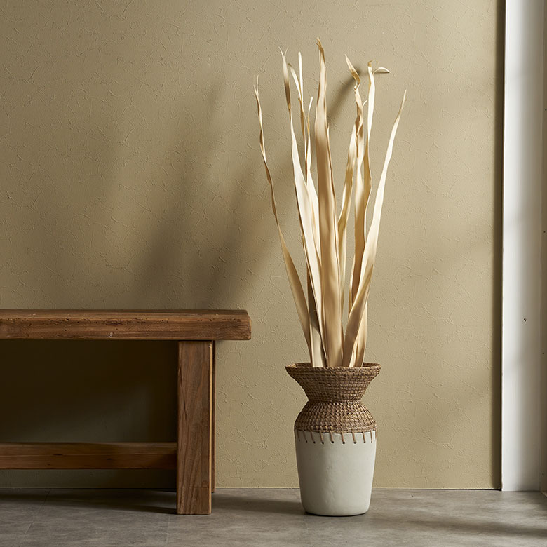 パーム椰子のドライプランツスティック PALM SUN LEAF