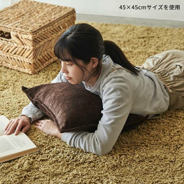 クッション 白 スクエア 4つセット 角型ヌードクッション40×40cm 四角形 4個セット クッション中身 中材