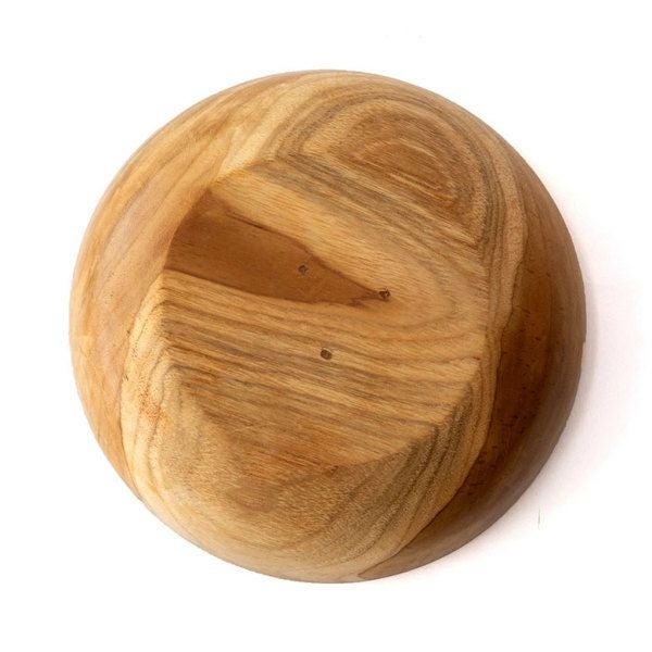 トレイ チークウッド 木製 ウッド ボウル Mサイズ ハンドメイド [11588