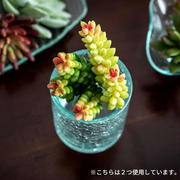 セダムモルガニュームのフェイク多肉植物[Hタイプ](63470) 【生活雑貨