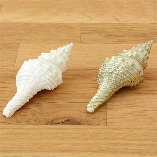 手のひらサイズの巻貝のオブジェ(2色展開)(64230-64231) 【生活雑貨の