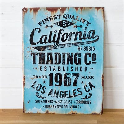California】ヴィンテージ風 サインボード(65210)【生活雑貨のELEMENTS 