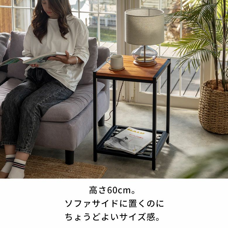 テテ　ローテーブル　サイドテーブル　✨木製テーブル　ハンドメイド　アイアン おしゃれDIY☆アイアンサイドテーブル作り | イベント | ジョンソン
