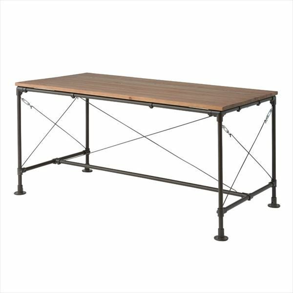 組み立て品】配管デザインのダイニングテーブル(91079)ベアシリーズ