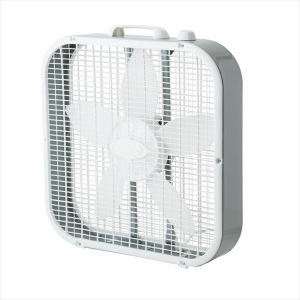 DE LUXE FAN ホワイト 扇風機 ラスコボックスファン[ホワイト](94002)【生活雑貨のELEMENTS本店