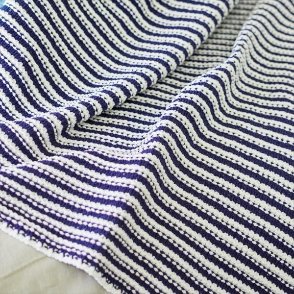 ブランケット ボーダー ストライプ 約100×140cm (66610)【生活雑貨の