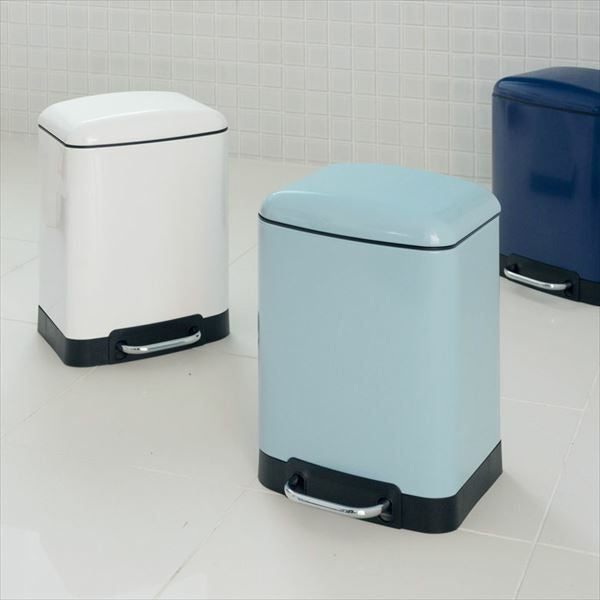 ペダルダストボックス6L ごみ箱 ゴミ箱[サックスブルー](66529)【生活