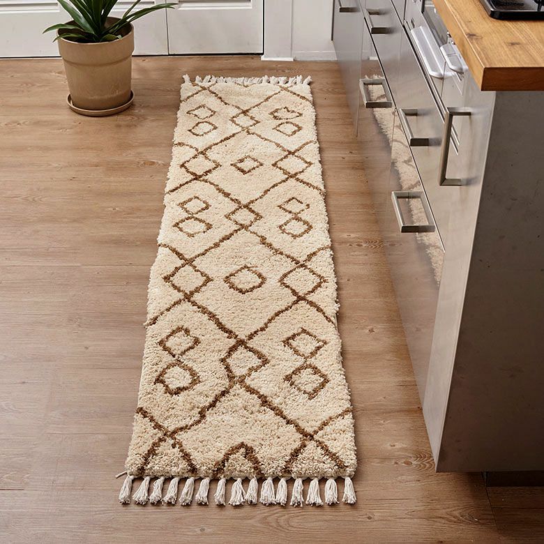 ラグ ラグマット キッチンマット 約 45×185cm ベニオワレン風 長方形