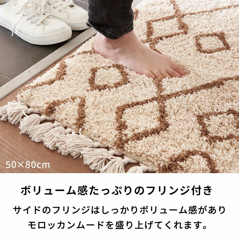 ラグ ラグマット キッチンマット 約 45×185cm ベニオワレン風 長方形