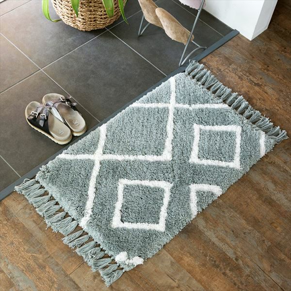 玄関マット ラグマット 約50cm×80cm ベニオワレン風 ベニオワレン風