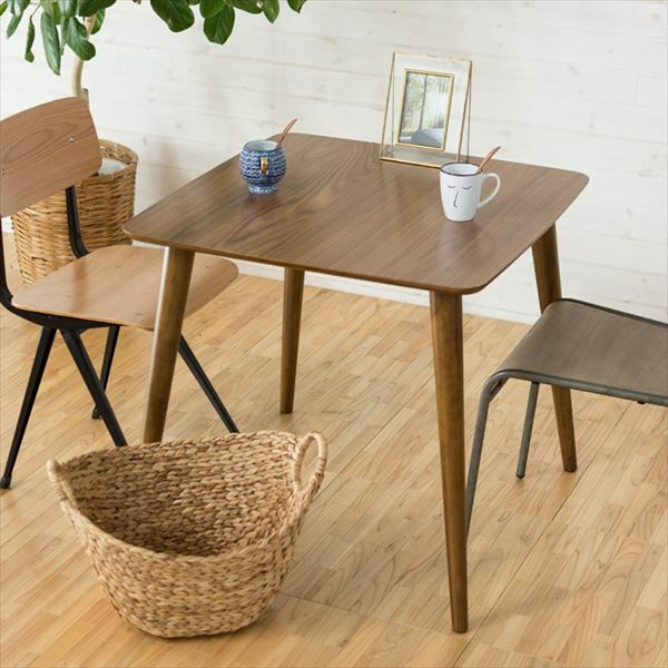 【美品】ダイニングテーブル 2人用 おしゃれ 木製 カフェモク家具 カフェ ダイニングテーブル 2人掛け 正方形 木製 幅75cm 高さ70cm