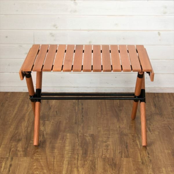 折りたたみ木製アウトドアテーブル 折りたたみ テーブル 木製 アウトドア 軽量 幅60cm 高さ40cm [98601