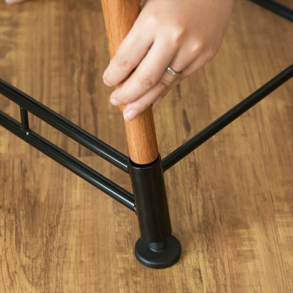 キャンプラック 木製 2段 幅70cm 奥行38cm 高さ41cm 軽量 [98603