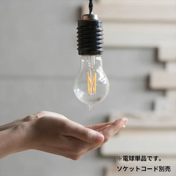 雫型が可愛いエジソン型LED電球 クリア E26口金 [98401] | 【生活雑貨