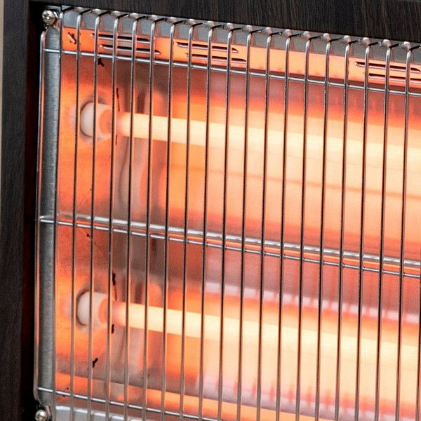 レトロヒーター ヒーター 電気ストーブ スチール 角型 [94013