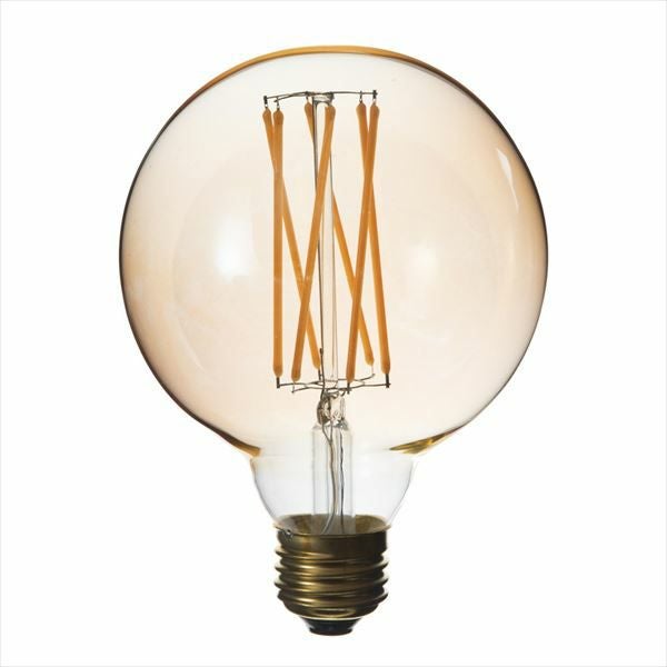 LED電球 レトロランプ エジソン型 電球色 直径9.3cm E26 クリア