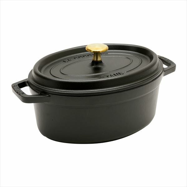 【価格更新】STAUB 鋳鉄 両手鍋 小型 黒　16センチ 未使用品 STAUB 両手鍋 16センチ 黒 【公式通販】