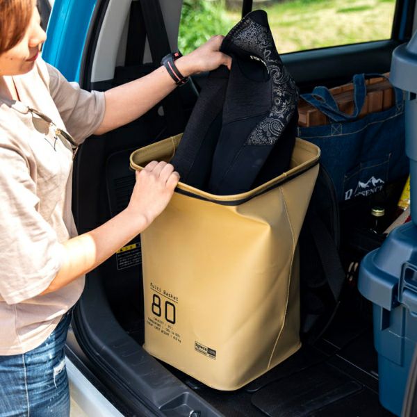 バスケット ランドリーバッグ 35L ワンショルダー リュック 耐水 防水