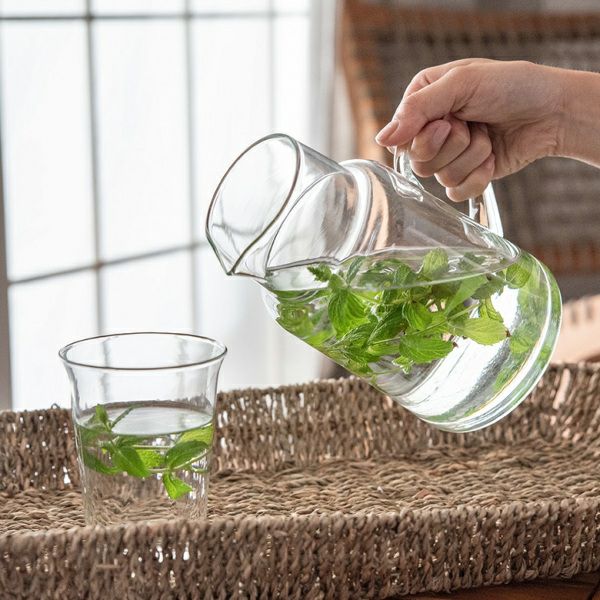 ピッチャー ガラス 水差し 800ml リサイクルガラス [94722]【 キッチン