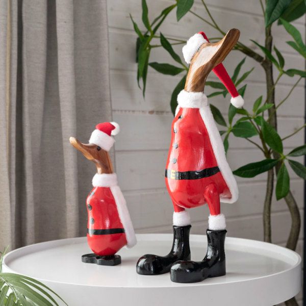 オブジェ クリスマス Xmas 飾り デコレーション あひる アヒル ダック