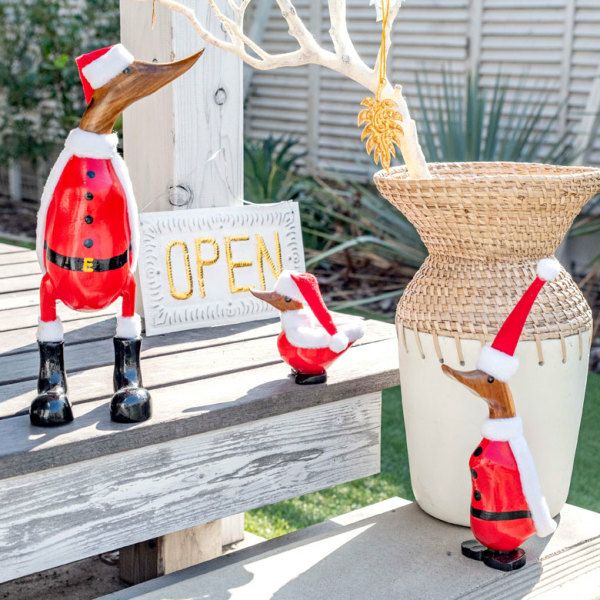 オブジェ クリスマス Xmas 飾り デコレーション あひる アヒル ダック